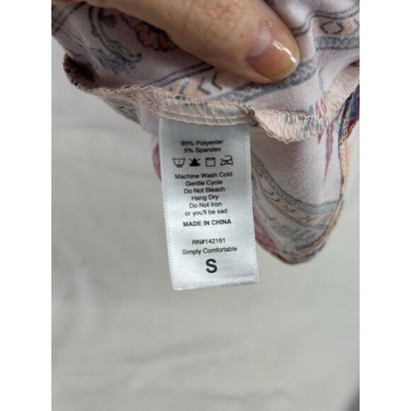 Lularoe Small floral dress with pockets - Picture 3 of 8